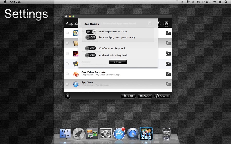 #4. App Zap (macOS) By: Sudip Bag