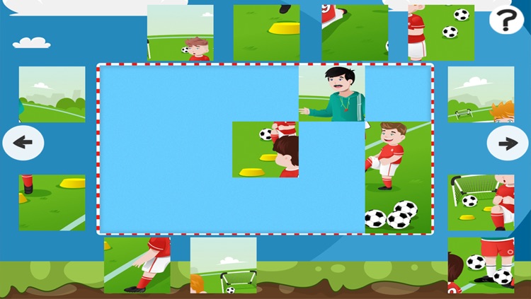 A Soccer Puzzle - Jigsaw puzzles for children and parents with the world of football