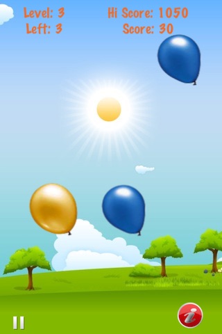parachute and balloon pop Free screenshot 2