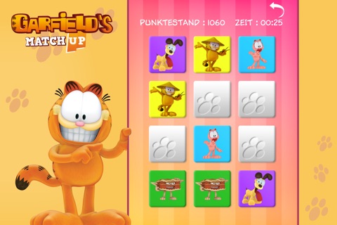 Garfield's Match Up screenshot 2