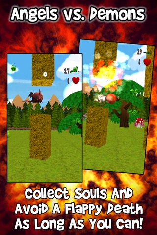 Angels vs Demons – Good and Evil Battle For Flappy Souls Across Earth, Hell and Heaven screenshot 3