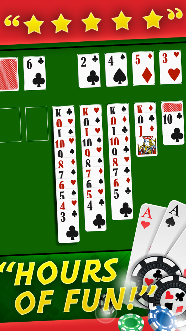 Screenshot #2 pour Solitaire compétence libre jeu de cartes - Classique édition Amusement for iOS iPhone et iPad