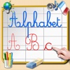 Apprendre à écrire les lettres de l'Alphabet cursif sur iPhone et iPod - Majuscules et minuscules - son des lettres en français