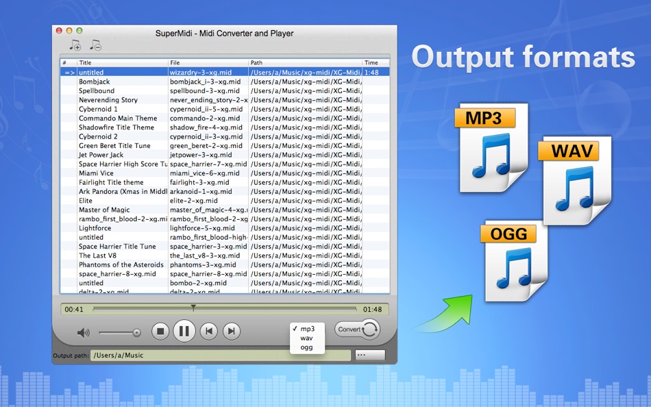 #2. Super Midi Convert & Play (macOS) 由: 华芳 刘