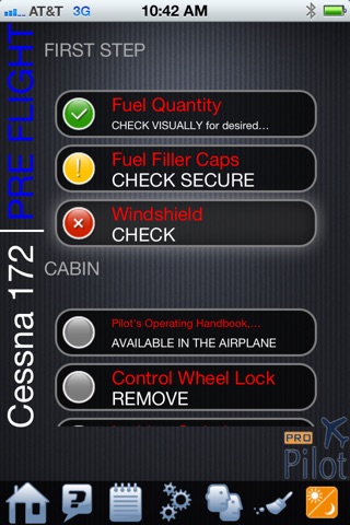 PRO Pilot Cessna 172 Checklist screenshot 3