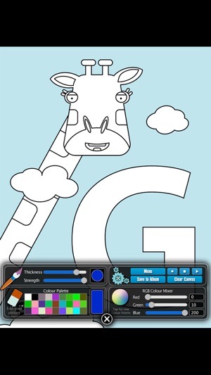 Bookee's Animal Alphabet Colouring Book(圖3)-速報App