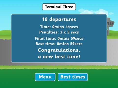 Airport Arithmetic for iPad screenshot 3