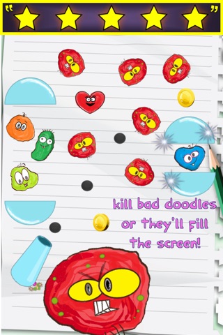 Doodle Catch - Fun Shoot The Bad Guy Game screenshot 3