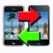 Photo File Share allows you to easily share your photos on your iPhone with friends via Wifi or BlueTooth connection