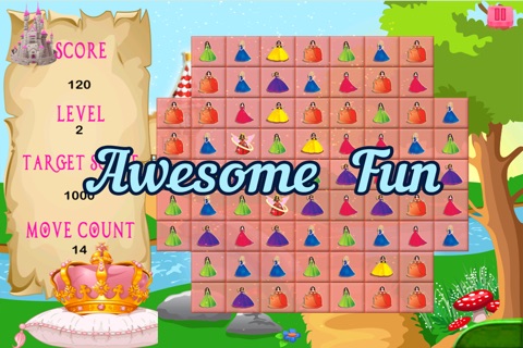 Princess Match Puzzle Game - Cute Castle Adventure Game screenshot 2