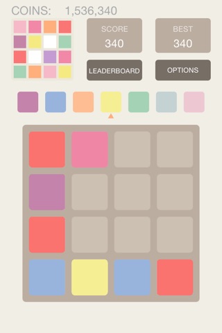 Rainbow 2048 screenshot 2