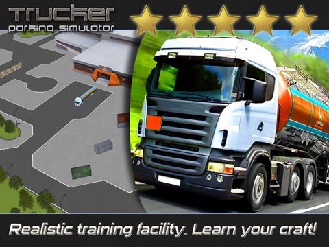 Игра Trucker: Parking Simulator - Realistic 3D Monster Truck and Lorry 'Driving Test' Racing Game Pro