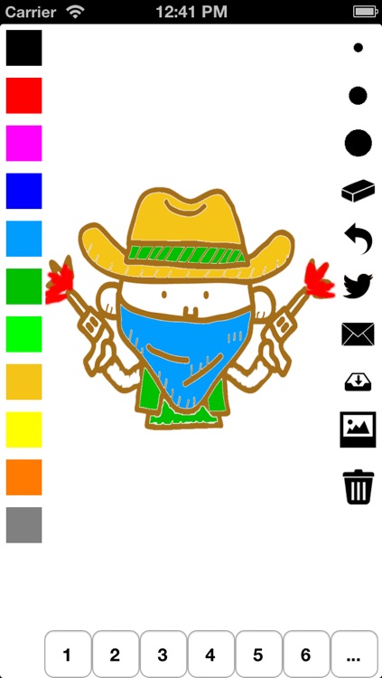 Wild West Coloring Book for Children: Learn to color a cowboy, native American, horse buggy and more