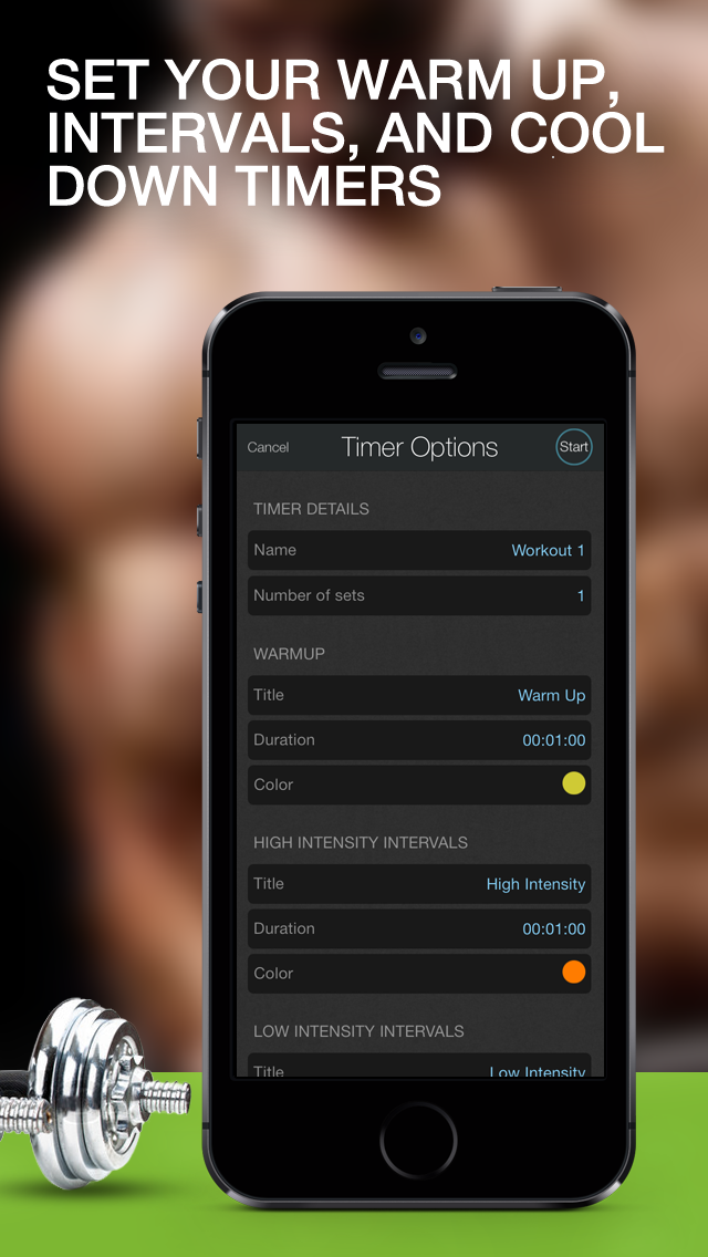 HIIT Timer - 減量ワークアウトやフィットネスのための高強度インターバルトレーニングタイマーのおすすめ画像3