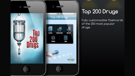 Top 200 Drugs Flashcardsのおすすめ画像1