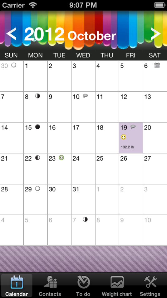 #1. Matrix Calendar (iOS) 由: Pro Active App