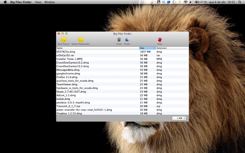 Screenshot #1 pour Big Files Finder