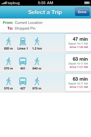 Santiago Transit screenshot 2