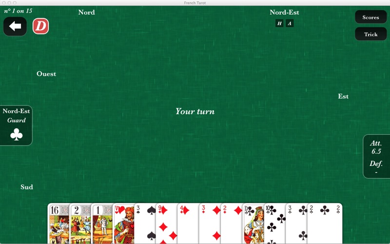 Screenshot #3 pour Tarot (à 3, 4 ou 5)