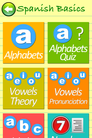 Learn Spanish Alphabets and Numbers screenshot 3