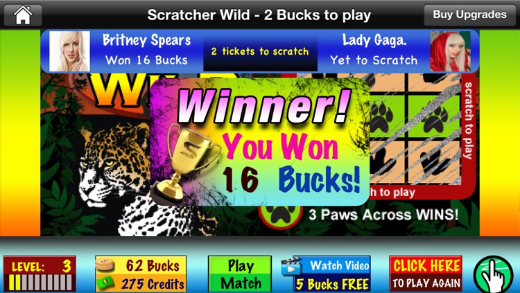 Scratchers - Free Instant Scratch Off Lucky Lottery Tickets