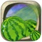 Take the watermelon and fight against gravity by moving it up the hill by tilting the device