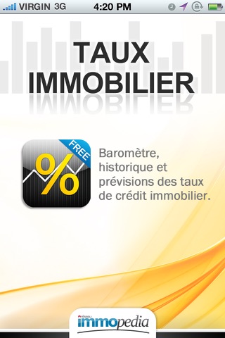 Taux immobilier screenshot 4