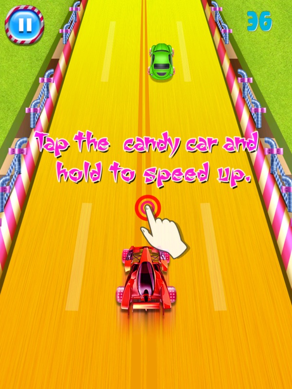 Candy Car Race - Drive or Get Crush Racing screenshot 4