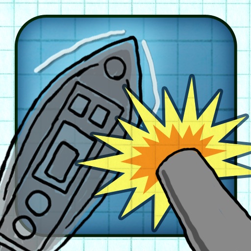 Doodle Battleships Free - Fun Shooting Warship Adventure Battleship Game icon