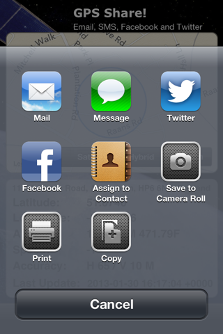 GPS Share! screenshot 3