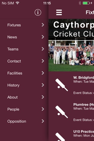 Caythorpe CC screenshot 2