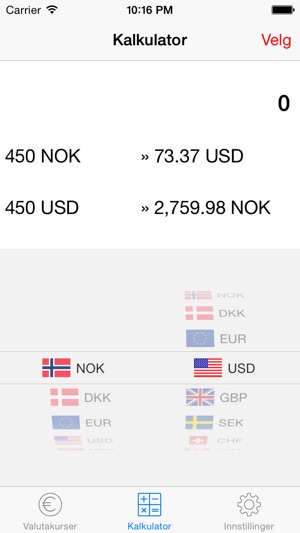 Valutakalkulator(圖4)-速報App