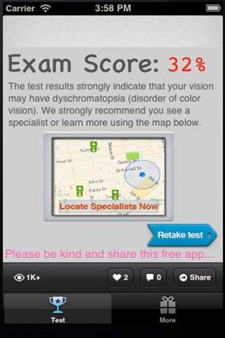 Colorblind Eye Exam Test screenshot 4