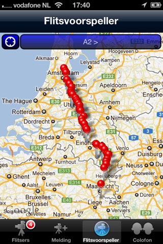 iFlits | actueel overzicht van snelheidscontroles op het Nederlandse rijkswegennet screenshot 4