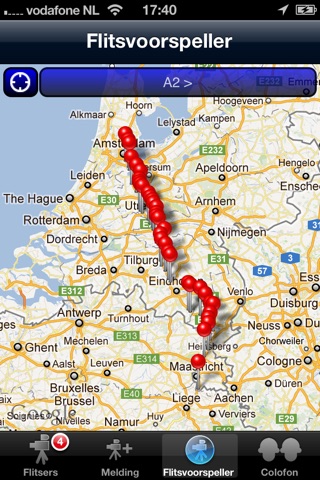 iFlits | actueel overzicht van snelheidscontroles op het Nederlandse rijkswegennet screenshot 4