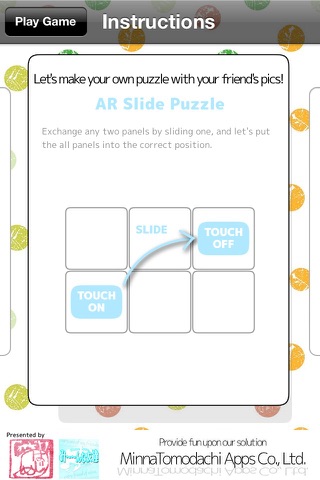 AR Slide Puzzle - Let's make your own puzzle with your friend's pics! screenshot 2