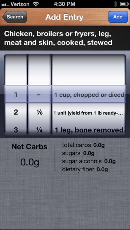 Carb Counter - Track your Carbs in Style