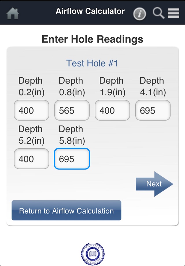 Airflow Calculator screenshot 3