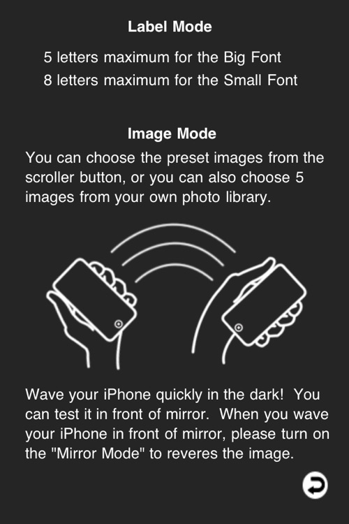 AirCanvas - wave your iPhone to display your message screenshot-3