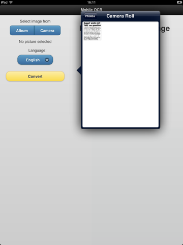 Screenshot #4 pour OCR Scanner - Images & documents to text