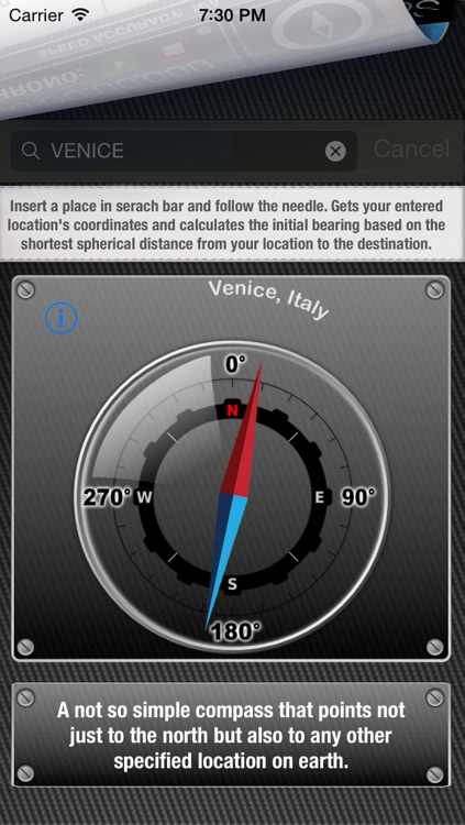 Speedometer GPS - with Altimeter, Chronometer and Location Tracking