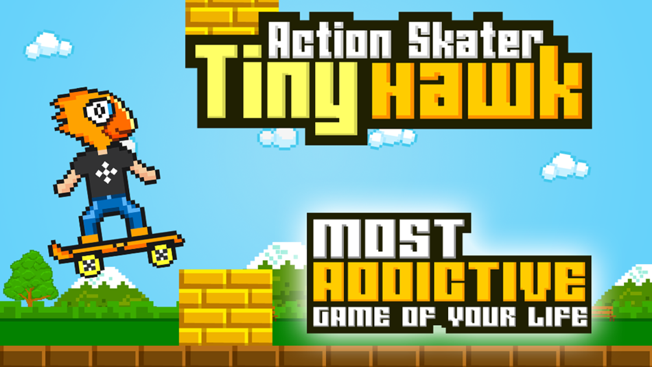 #1. Action Skater: Tiny Hawk (iOS) 由: 12 POINT APPS LLC
