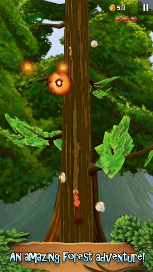 ‎Nuts!: Infinite Forest Run Screenshot