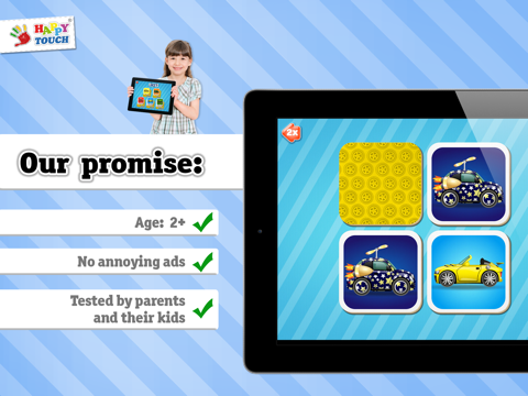 Activity Cars Match it - Puzzle Game for Kids (by Happy Touch) Free Games