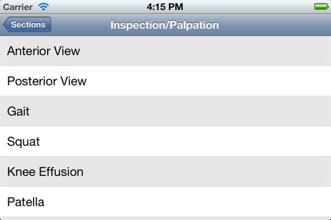 Musculoskeletal Exam-Knee screenshot 2