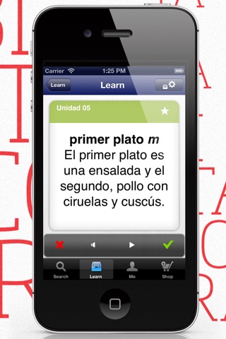 Bitácora A1 - Spanish Vocabulary (GB-ES) screenshot 4