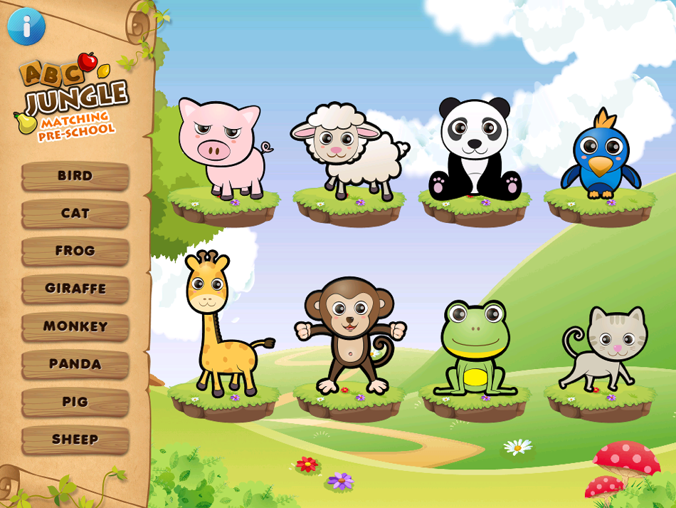 #3. ABCs Jungle Matching Pre-School Learning (iOS) 由: YSD HK LIMITED