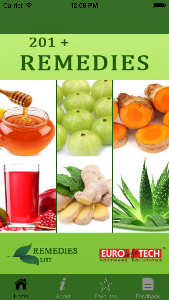 Screenshot #1 pour Remedies App