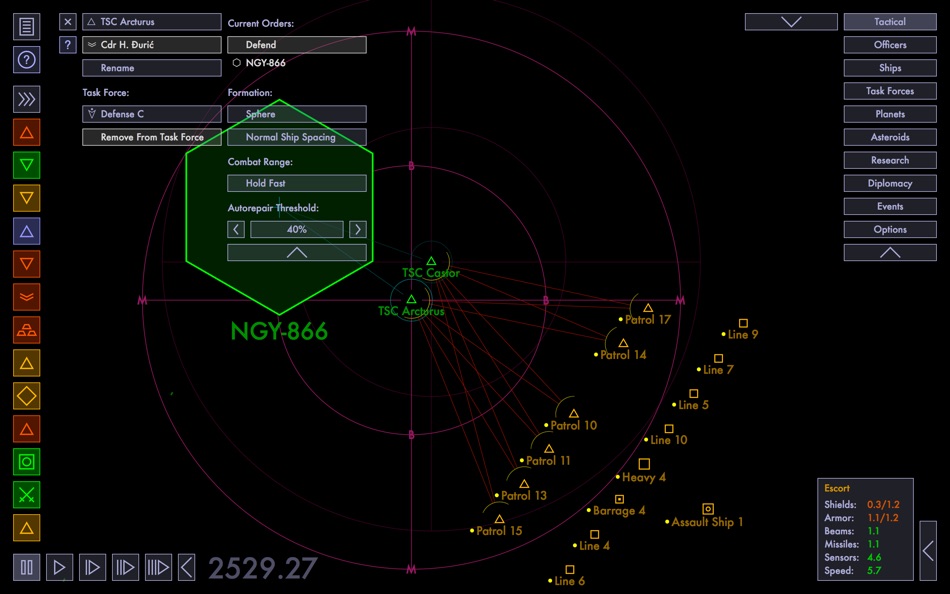 #1. Tactical Space Command for Mac OS X (macOS) Bởi: Lensflare Games LLC