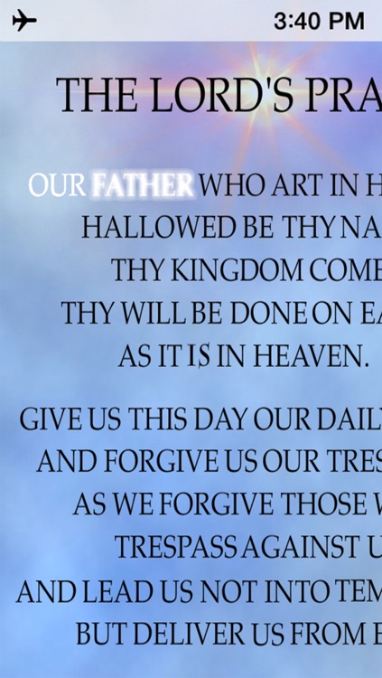 The Lords Prayer Anointed